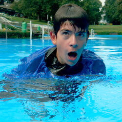 Wet canoeing anorak